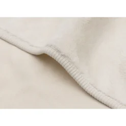 Couverture bébé chaude 100 x 150 cm basic jersey sherpa oatmeal
