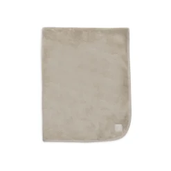 Couverture bébé chaude 75 x 100 cm basic jersey sherpa sand