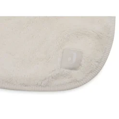 Couverture bébé chaude 75 x 100 cm basic jersey sherpa oatmeal