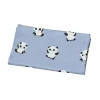 Couverture bébé en maille 80x100cm bleue panda chao chao