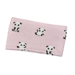 Couverture bébé en maille 80x100cm rose panda chao chao