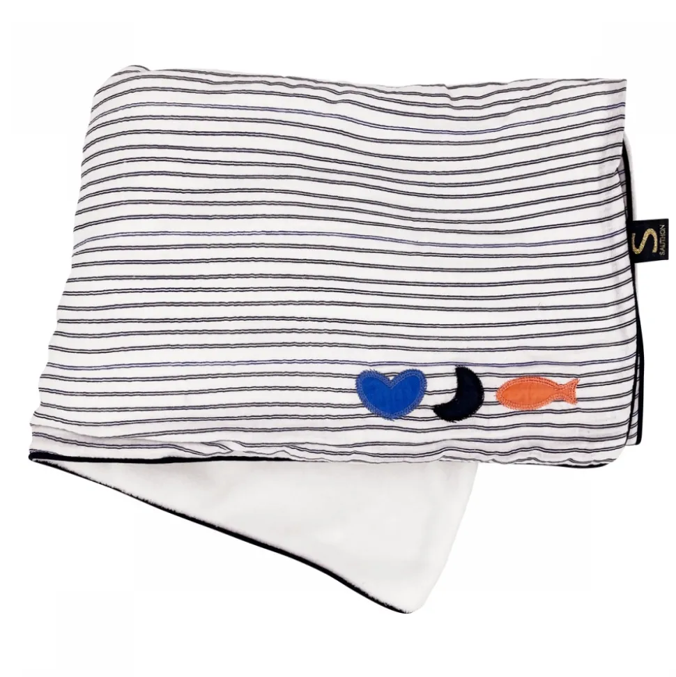 Couverture bébé polaire 75 x 100 cm baby sailor