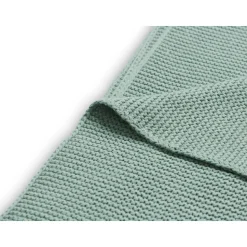 Couverture bébé tricot 100 x 150 cm forest green