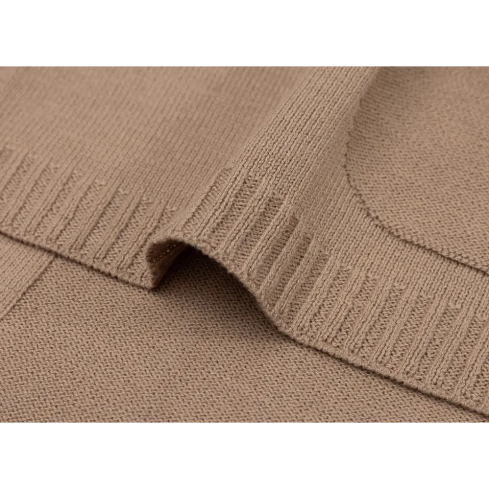 Couverture bébé tricot 75 x 100 cm miffy biscuit