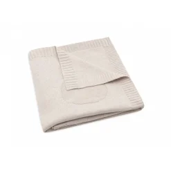 Couverture bébé tricot 75 x 100 cm miffy nougat