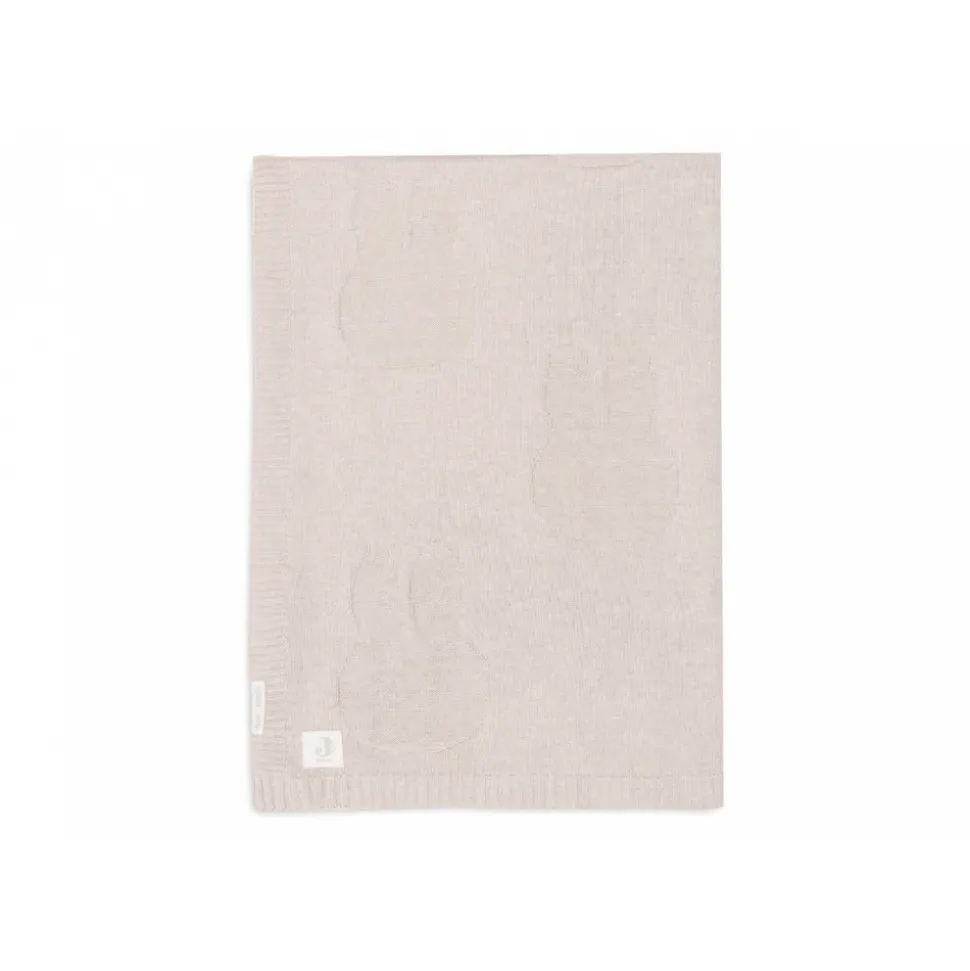 Couverture bébé tricot 75 x 100 cm miffy nougat