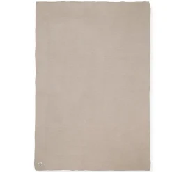 Couverture bébé tricot 75x100 cm nougat