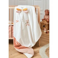 Couverture bébé veloudoux 100x140cm popsie gigi et louli