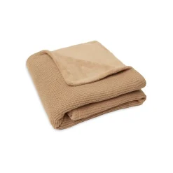 Couverture bébé 75 x 100 cm basic knit velvet biscuit