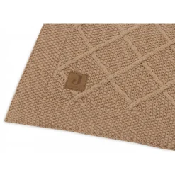 Couverture bébé 75x100 cm check knit biscuit