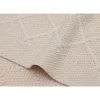 Couverture bébé 75x100 cm check knit oatmeal