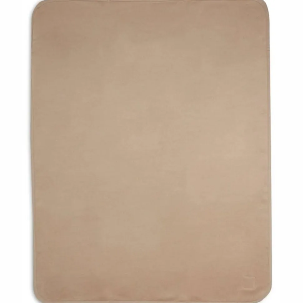 Couverture bébé 75x100 cm coton biscuit