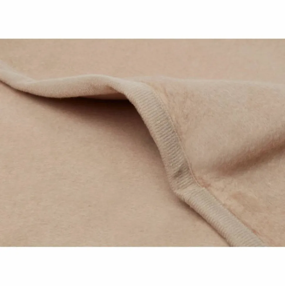 Couverture bébé 75x100 cm coton biscuit