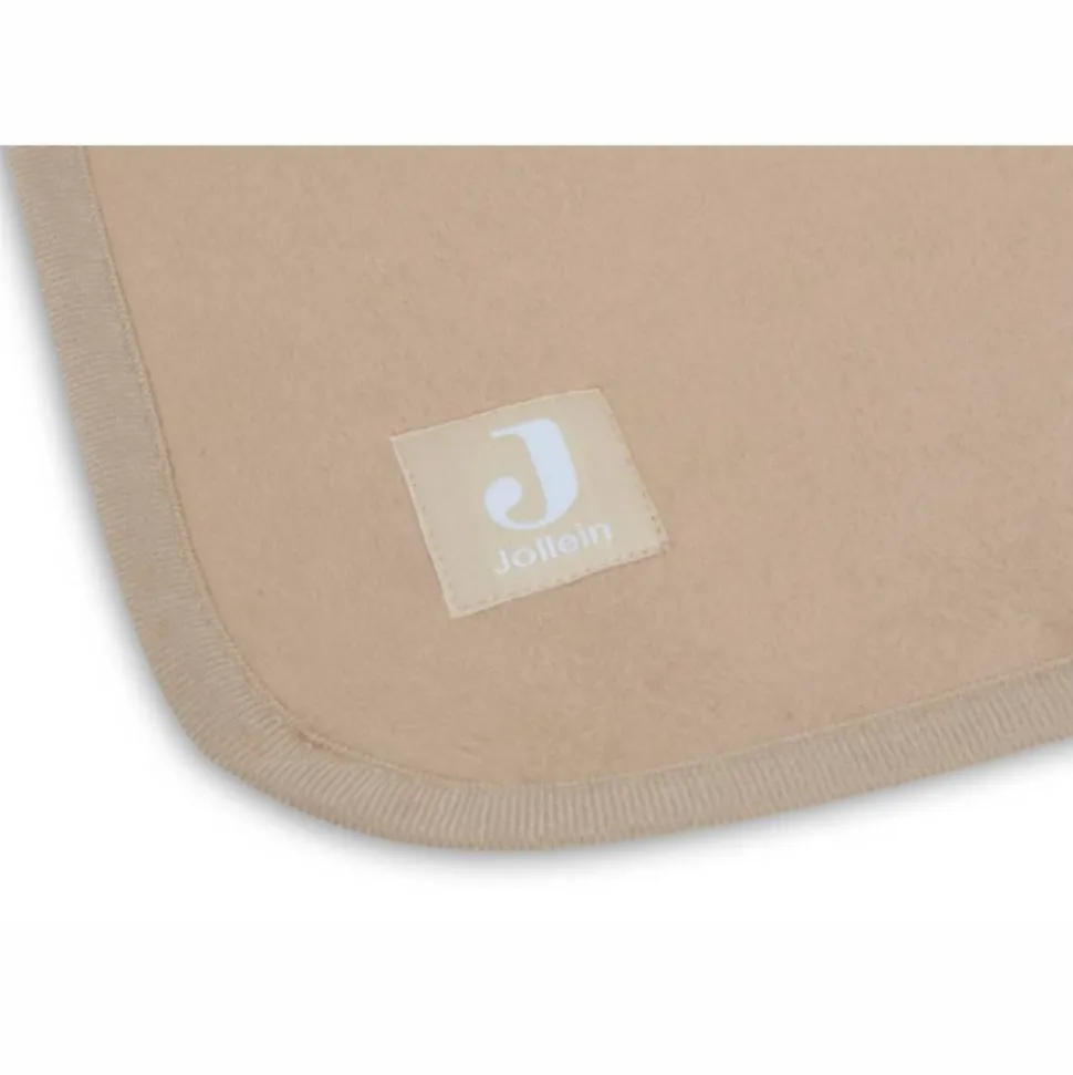 Couverture bébé 75x100 cm coton biscuit