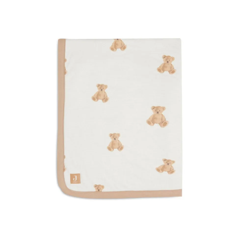 Couverture bébé 75x100 cm jersey teddy bear