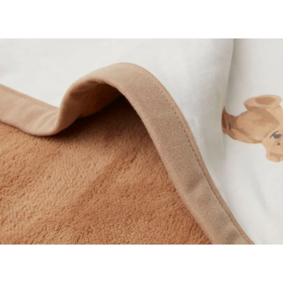 Couverture bébé 75x100 cm jersey teddy bear
