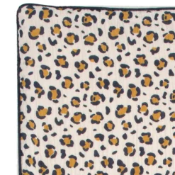 Couverture bébé 75 x 100 cm léopard foncé