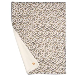 Couverture bébé 75 x 100 cm léopard foncé
