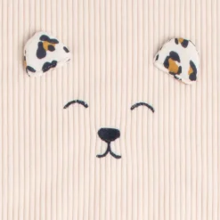 Couverture bébé 75 x 100 cm léopard velours