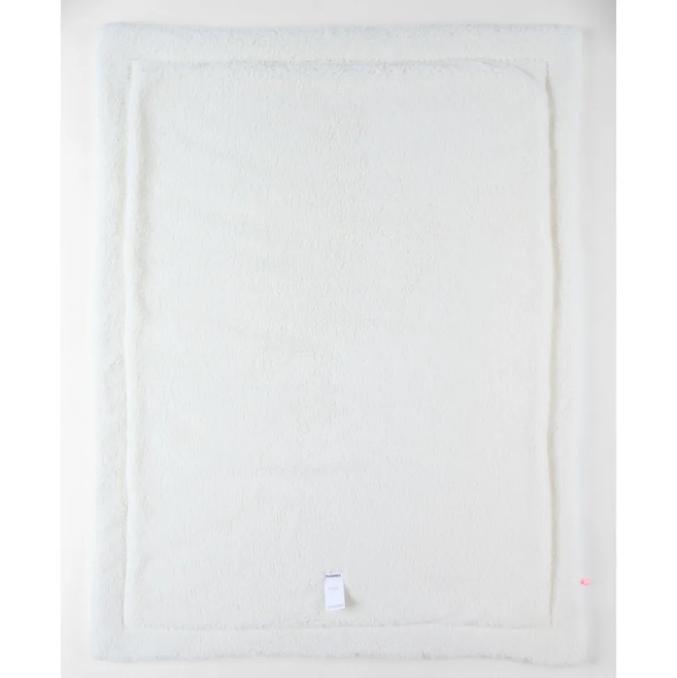 Couverture bébé 75 x 100 cm ouatiné jersey sherpa romance - mix and match