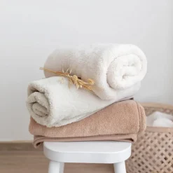 Couverture bébé 75 x 100 cm softy sesame