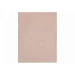 Couverture berceau 75 x 100 cm basic knit velvet rose