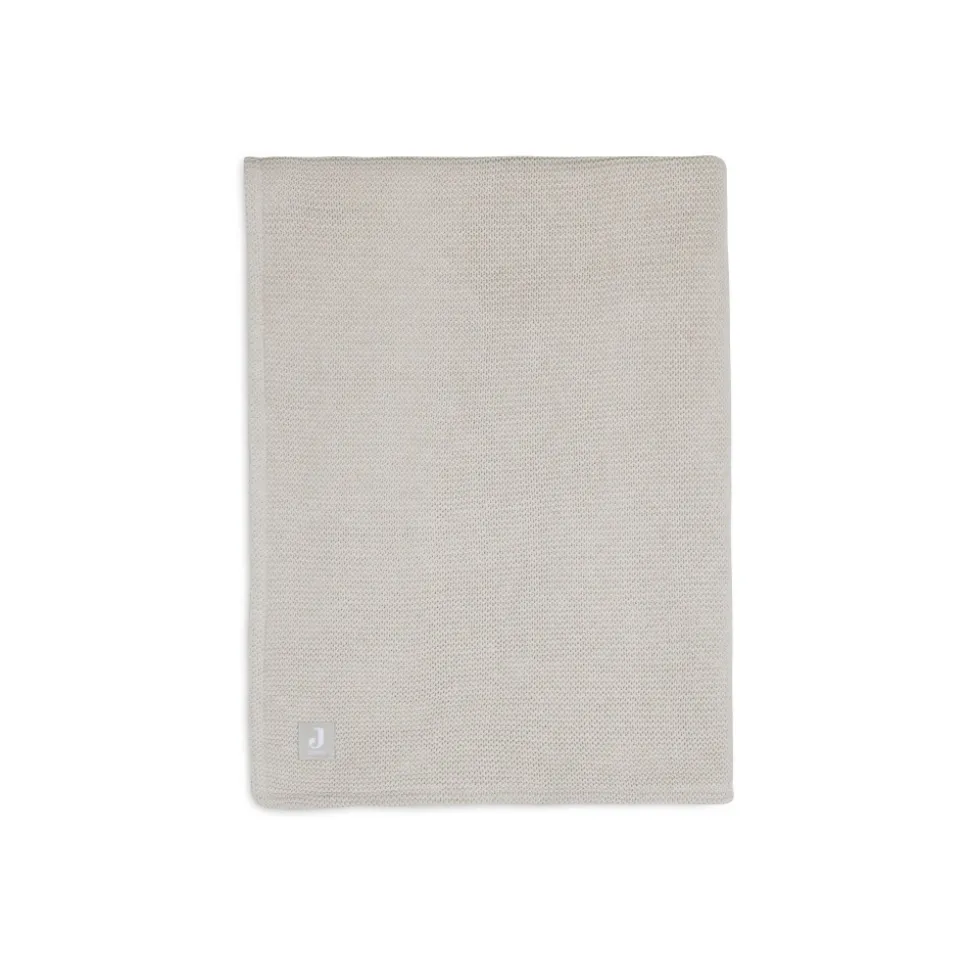 Couverture berceau 75 x 100 cm basic knit velvet nougat