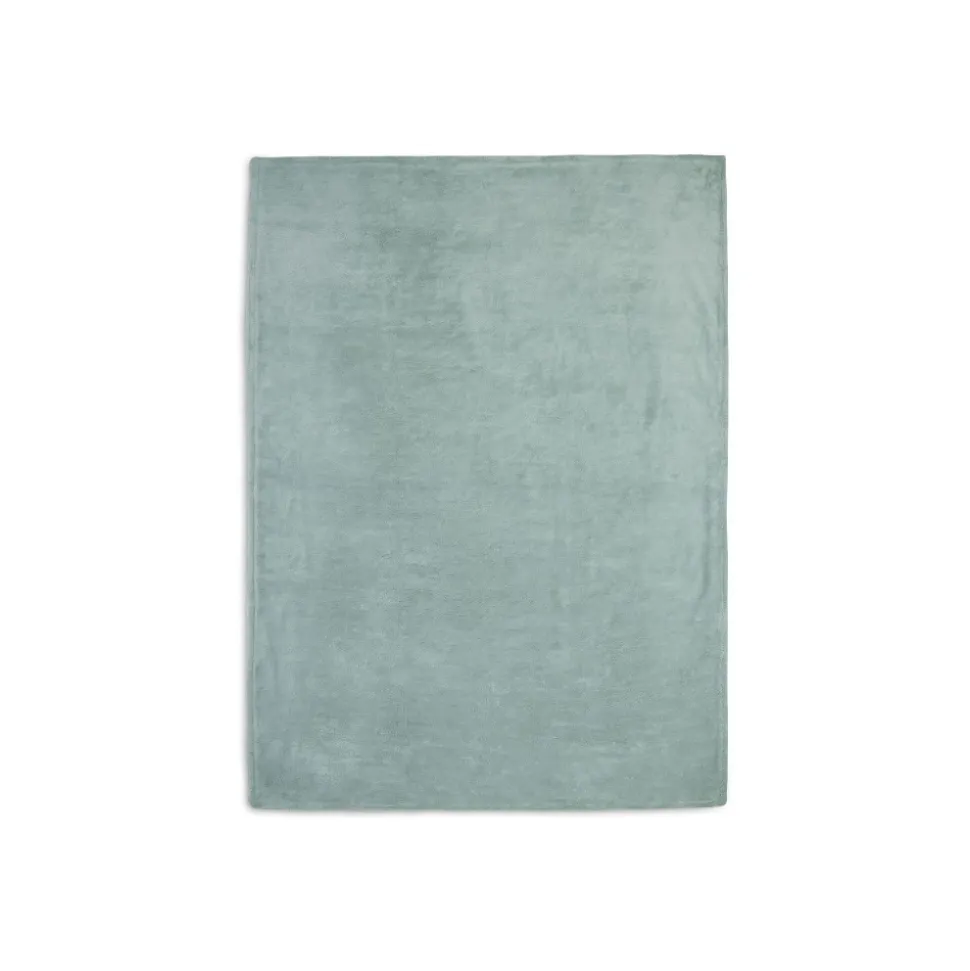 Couverture berceau 75 x 100 cm basic knit velvet forest green