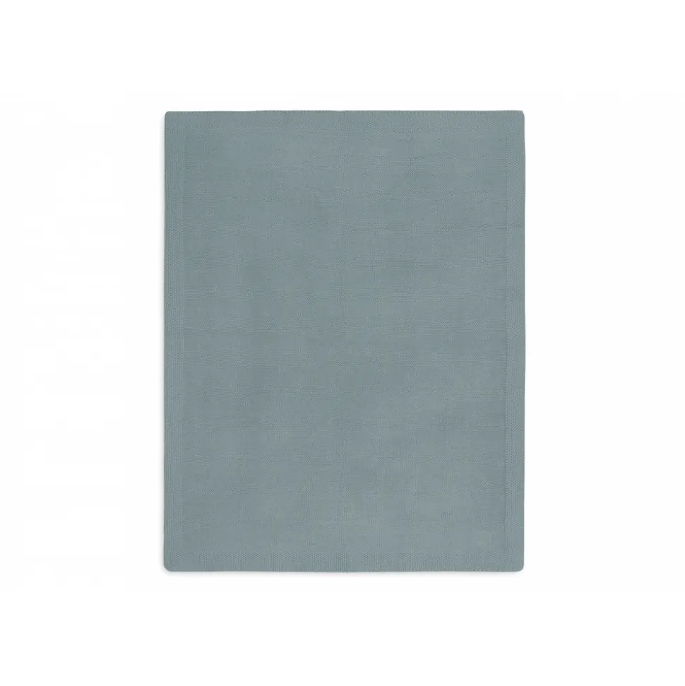 Couverture berceau 75x100 cm cosy knit sea green
