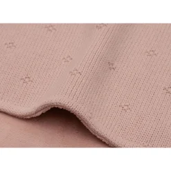 Couverture berceau 75x100 cm cosy knit wild rose & velvet