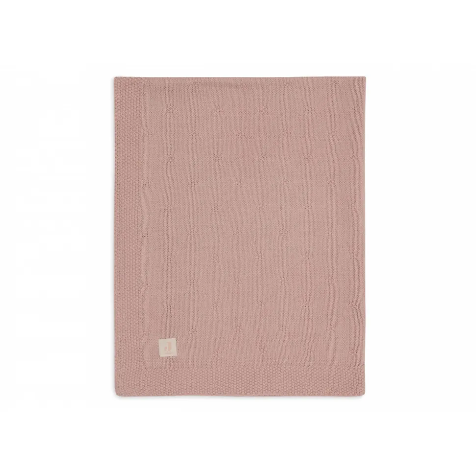 Couverture berceau 75x100 cm cosy knit wild rose