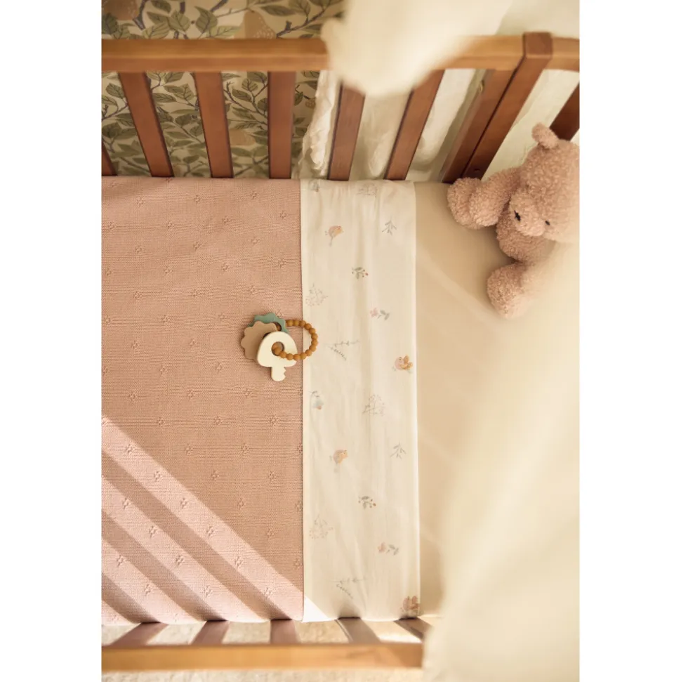 Couverture berceau 75x100 cm cosy knit wild rose