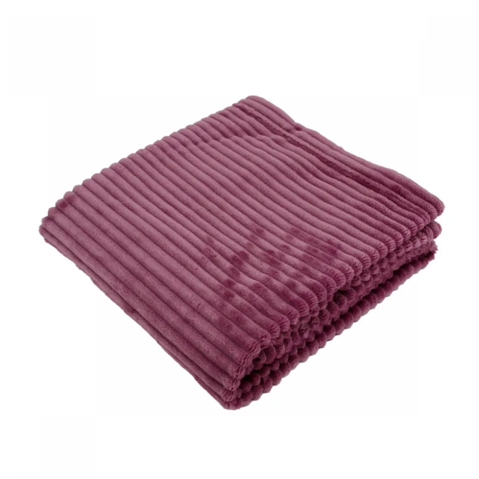 Couverture boudoir 75x100 cm framboise