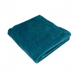 Couverture boudoir 75x100 cm paon