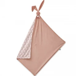 Couverture doudou lapin 80 x 70 cm terracotta