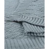 Couverture en tricot 75x100cm ice blue - mix and match