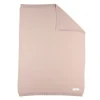 Couverture en tricot 75x100cm powder pink - mix and match