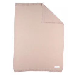 Couverture en tricot 75x100cm powder pink - mix and match