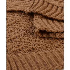 Couverture en tricot 75x100cm sweet caramel - mix and match