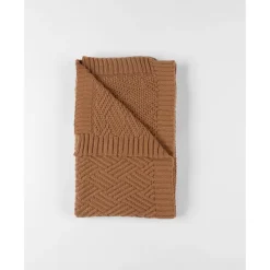 Couverture en tricot 75x100cm sweet caramel - mix and match