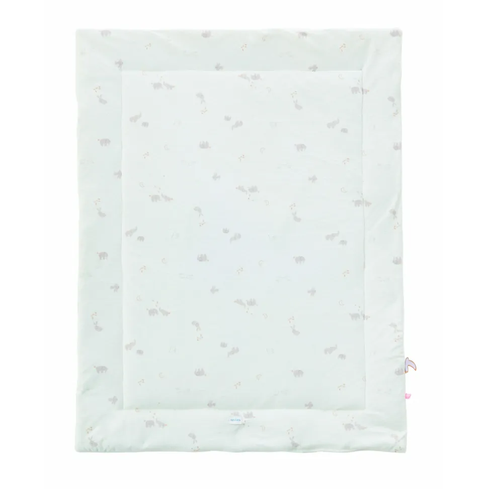 Couverture en veloudoux 75 x 100 cm bali, moka & snow