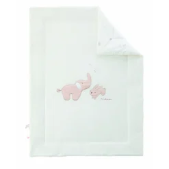 Couverture en veloudoux 75 x 100 cm bali, moka & snow