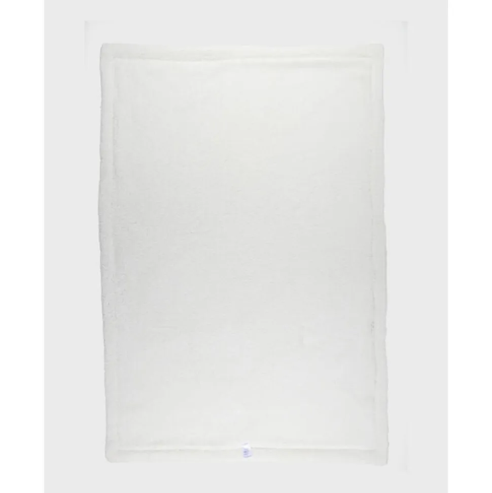 Couverture kendi 100x140 cm en veloudoux kaki