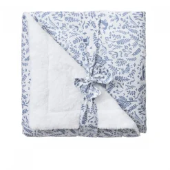 Couverture luxe fausse fourrure angora forêt enchantée