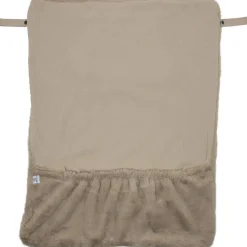 Couverture nomade fausse fourrure angora - beige