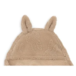 Couverture nomade portefeuille miffy jacquard teddy biscuit