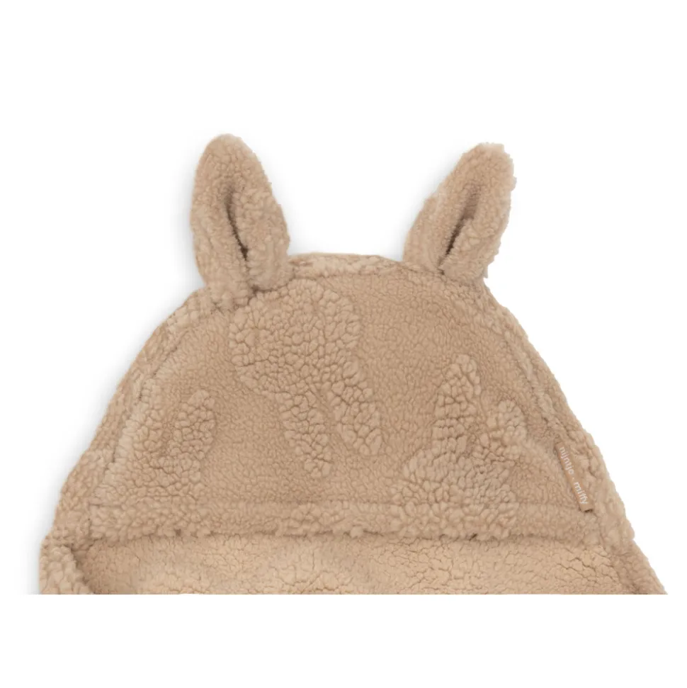 Couverture nomade portefeuille miffy jacquard teddy biscuit