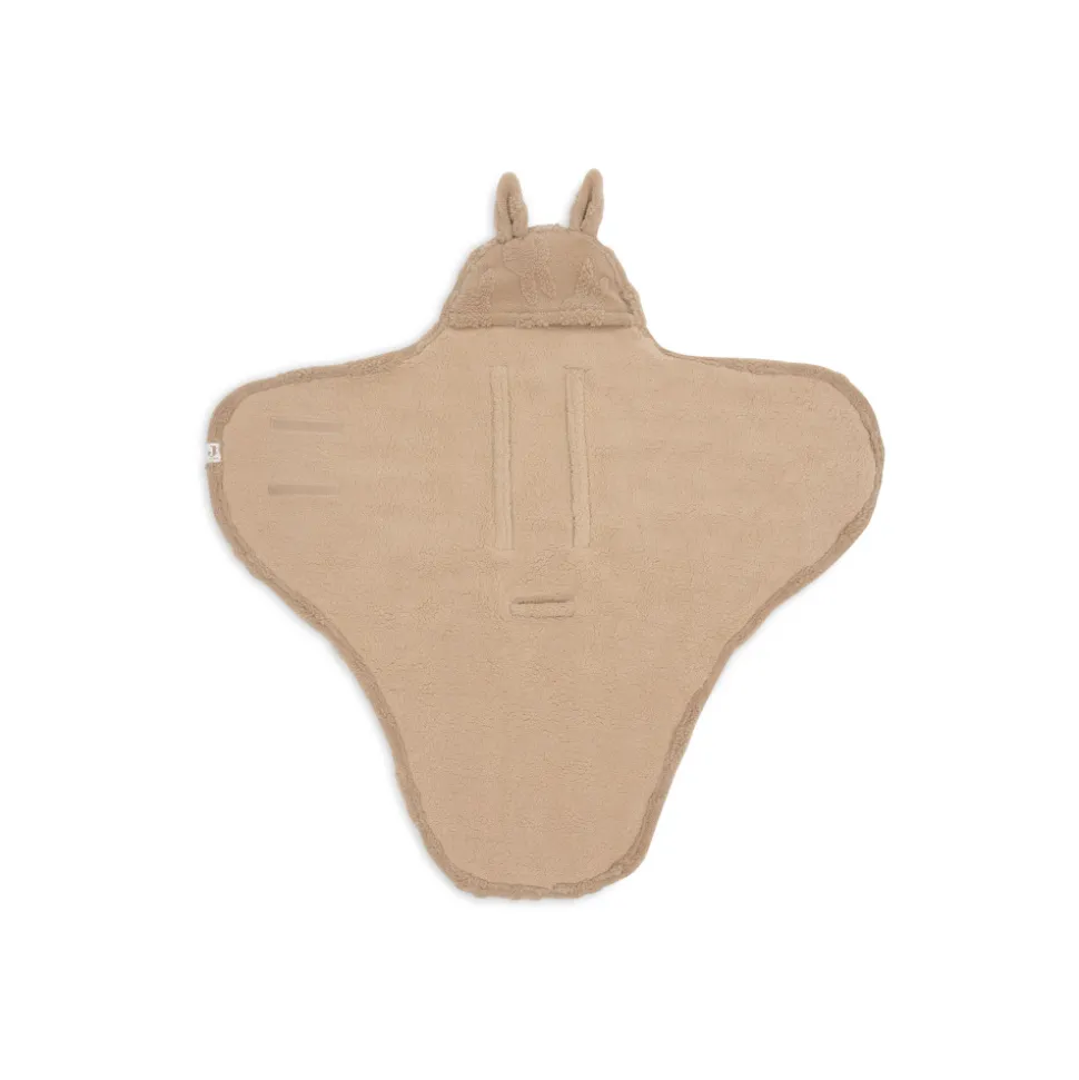Couverture nomade portefeuille miffy jacquard teddy biscuit
