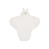 Couverture nomade portefeuille bunny cloudy rib oatmeal