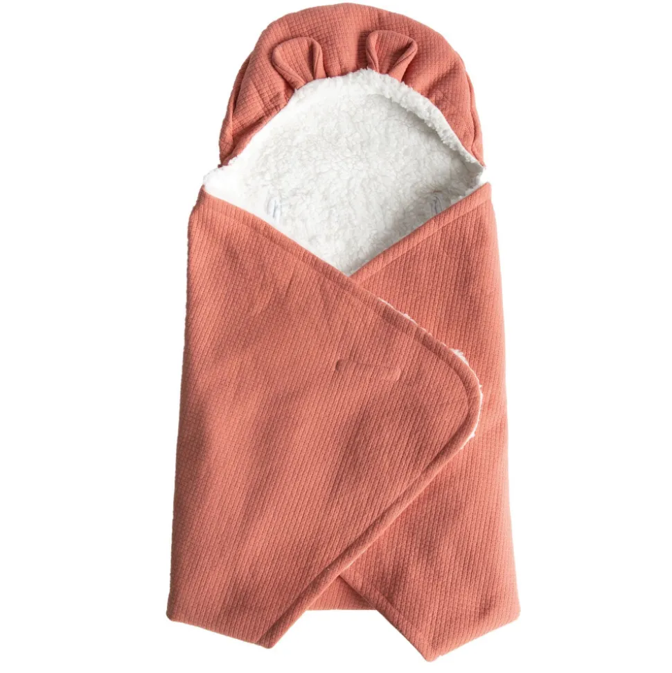Couverture nomade terracotta